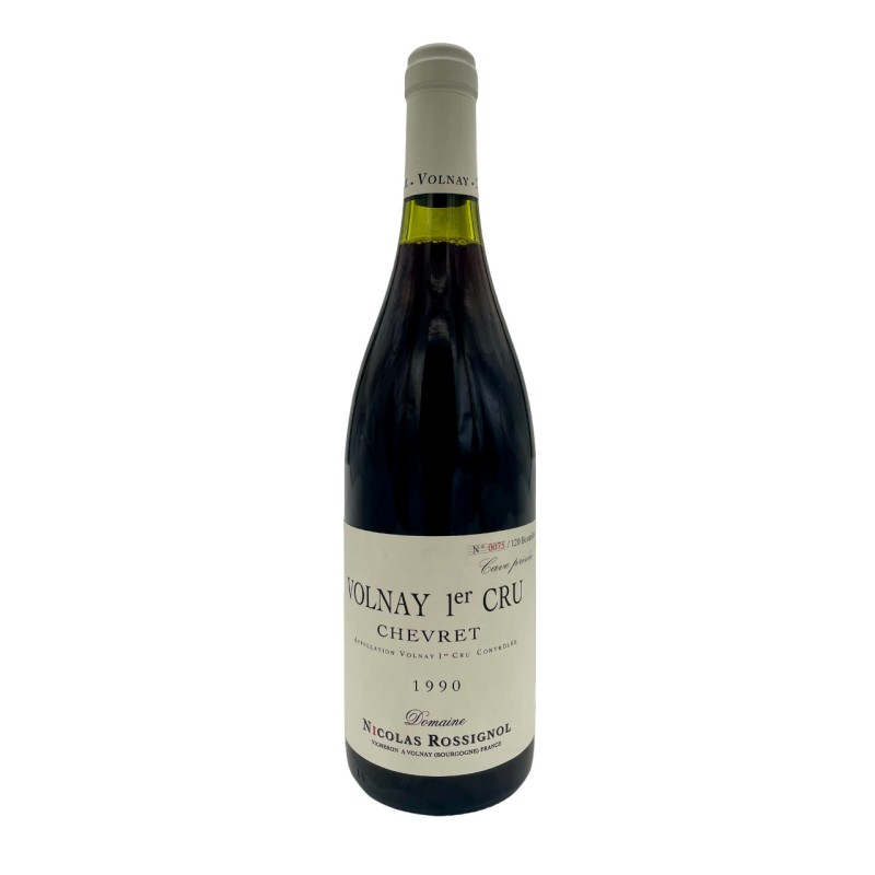 Domaine Nicolas Rossignol Volnay 1er Cru Chevret 1990 Cave Privée