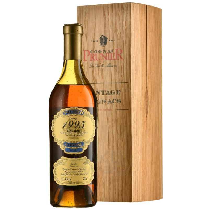 Prunier Vintage 1995 Fins Bois Cognac