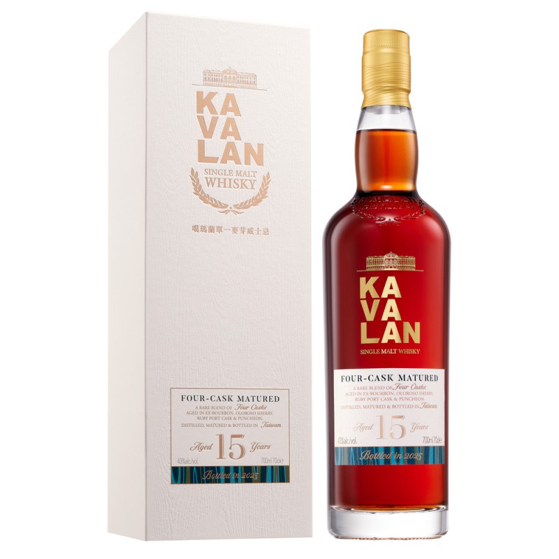 Kavalan 15 Ans Four-Cask Matured Edition 2025 Single Malt Whisky