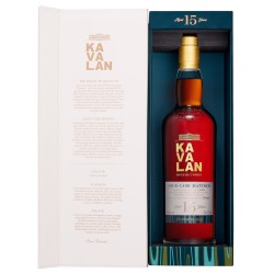 Kavalan 15 Year Old Four-Cask Matured 2025 Release Single Malt Whisky