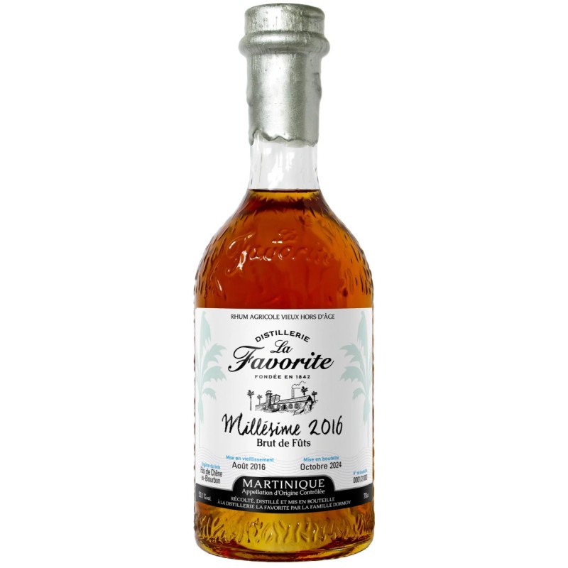 La Favorite Millésime 2016 Brut de Fûts Rum