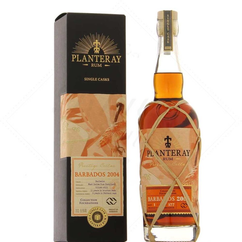 Planteray 20 ans 2004 Barbade Foundations Rum