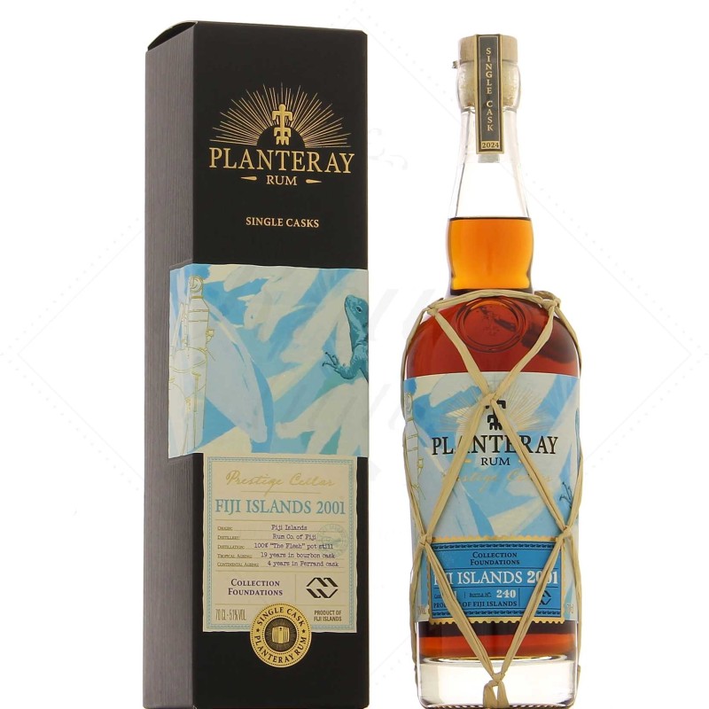 Planteray 23 ans 2001 Fiji Pot Still Foundations Rhum