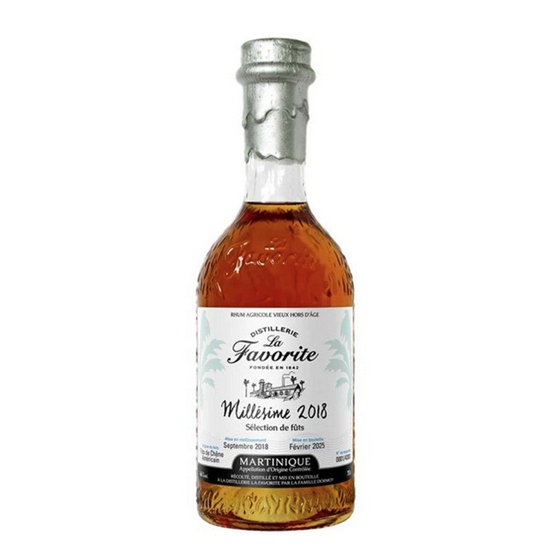 La Favorite Millésime 2018 Sélection de Fûts Rhum